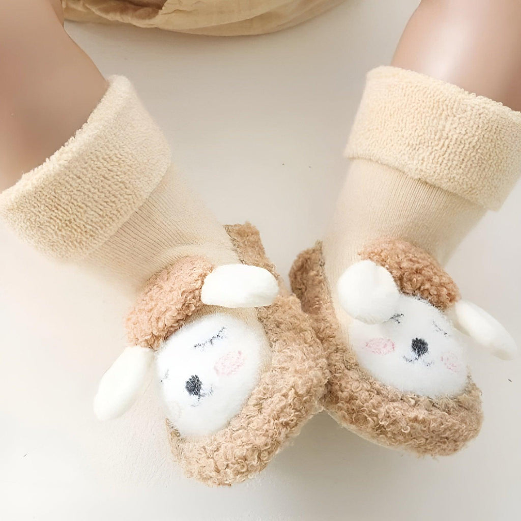Animal Sock Booties Toddlers Adorable Comfort For Little Feet