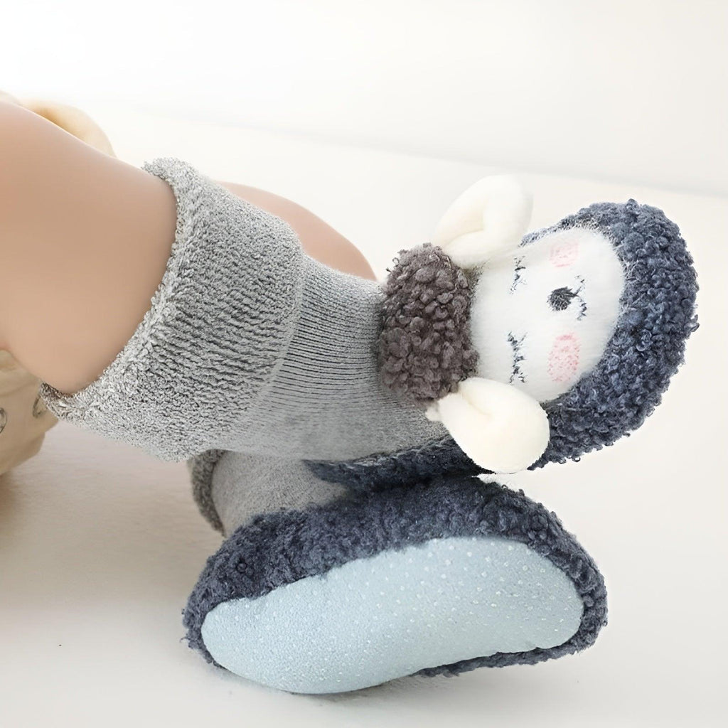 Animal Sock Booties Toddlers Adorable Comfort For Little Feet