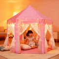 Castle Princess Play Tent With Star Lights