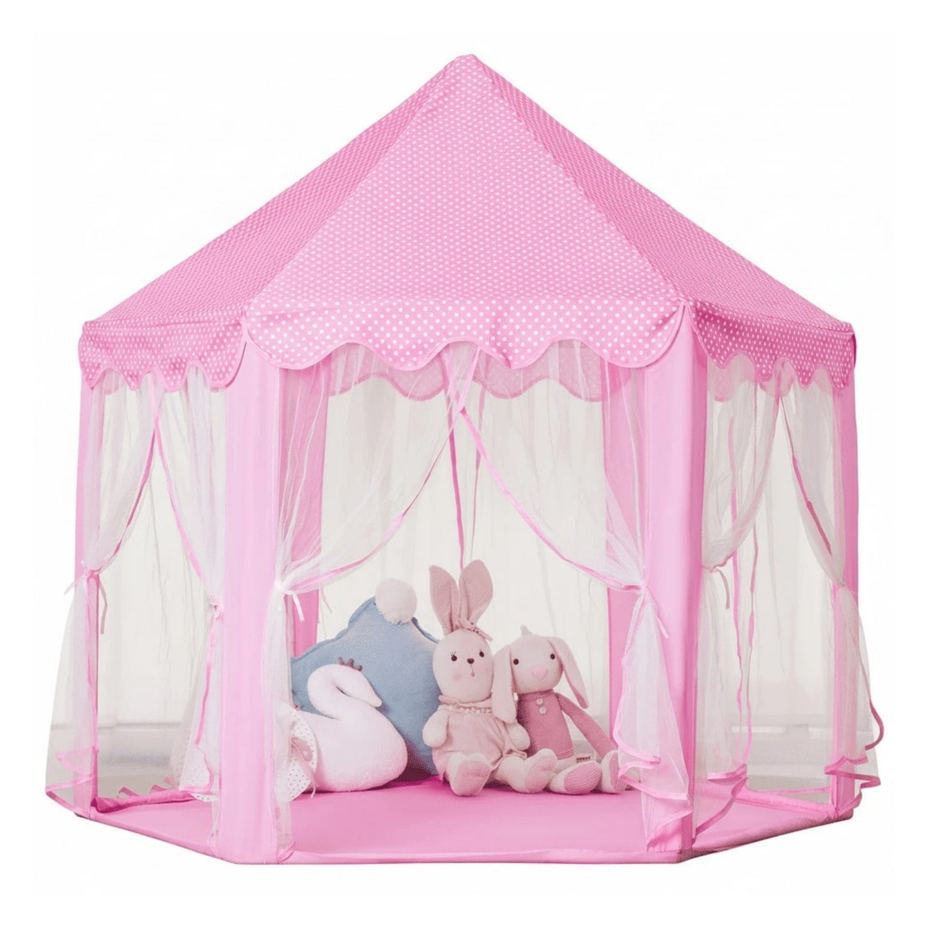 Castle Princess Play Tent With Star Lights