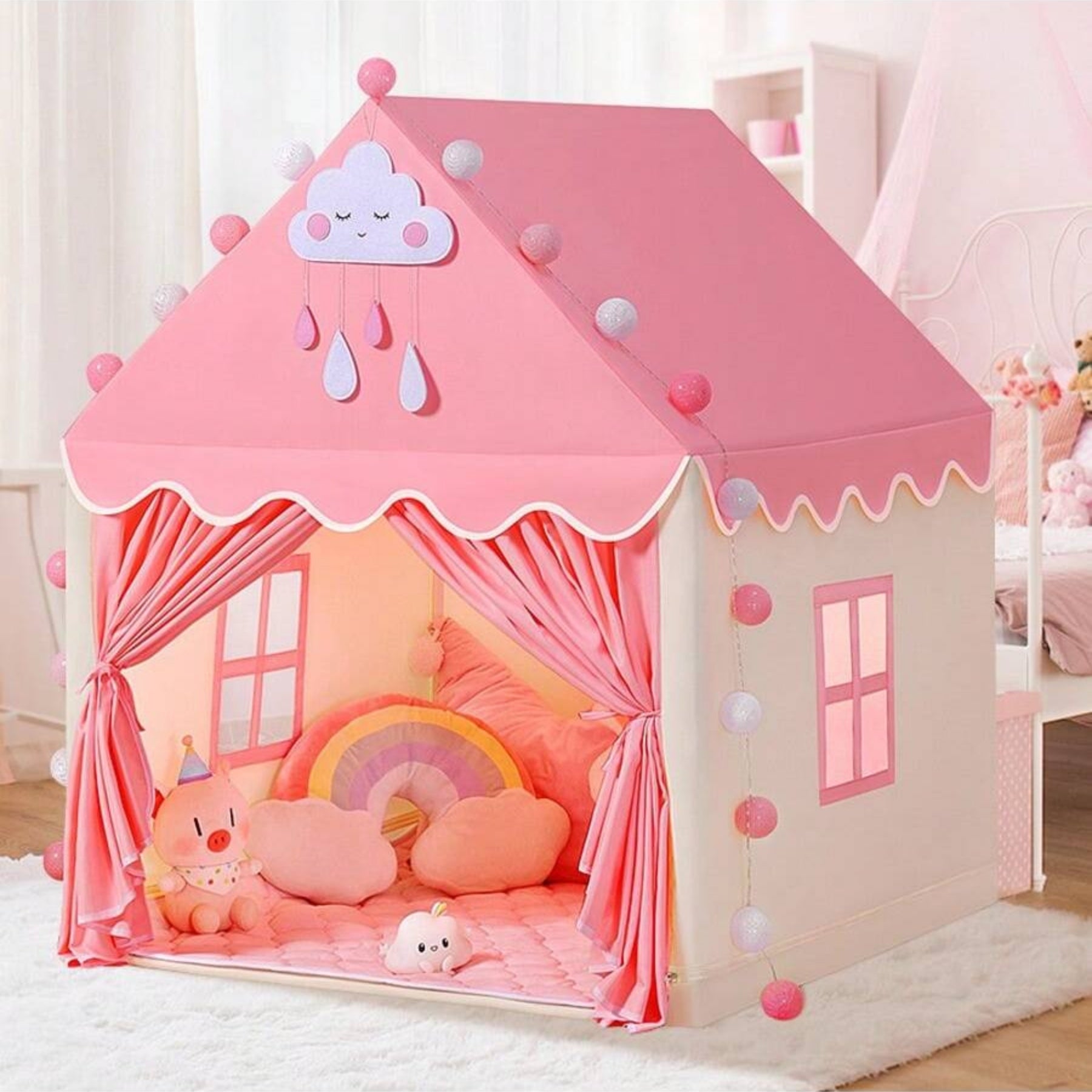 Princess Castle Kids Playhouse Indoor Tent