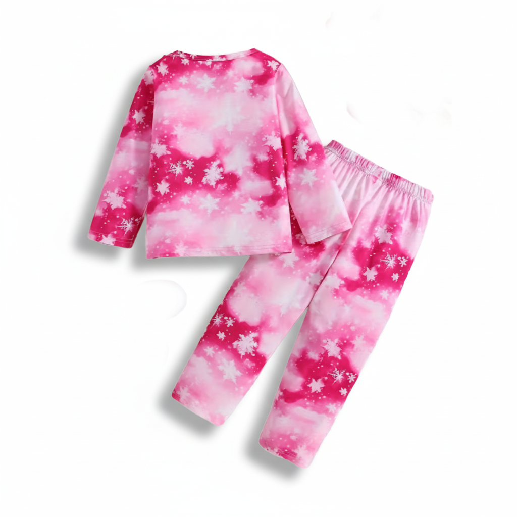 Frozen Elsa And Olaf Long Sleeve Sleepwear Set