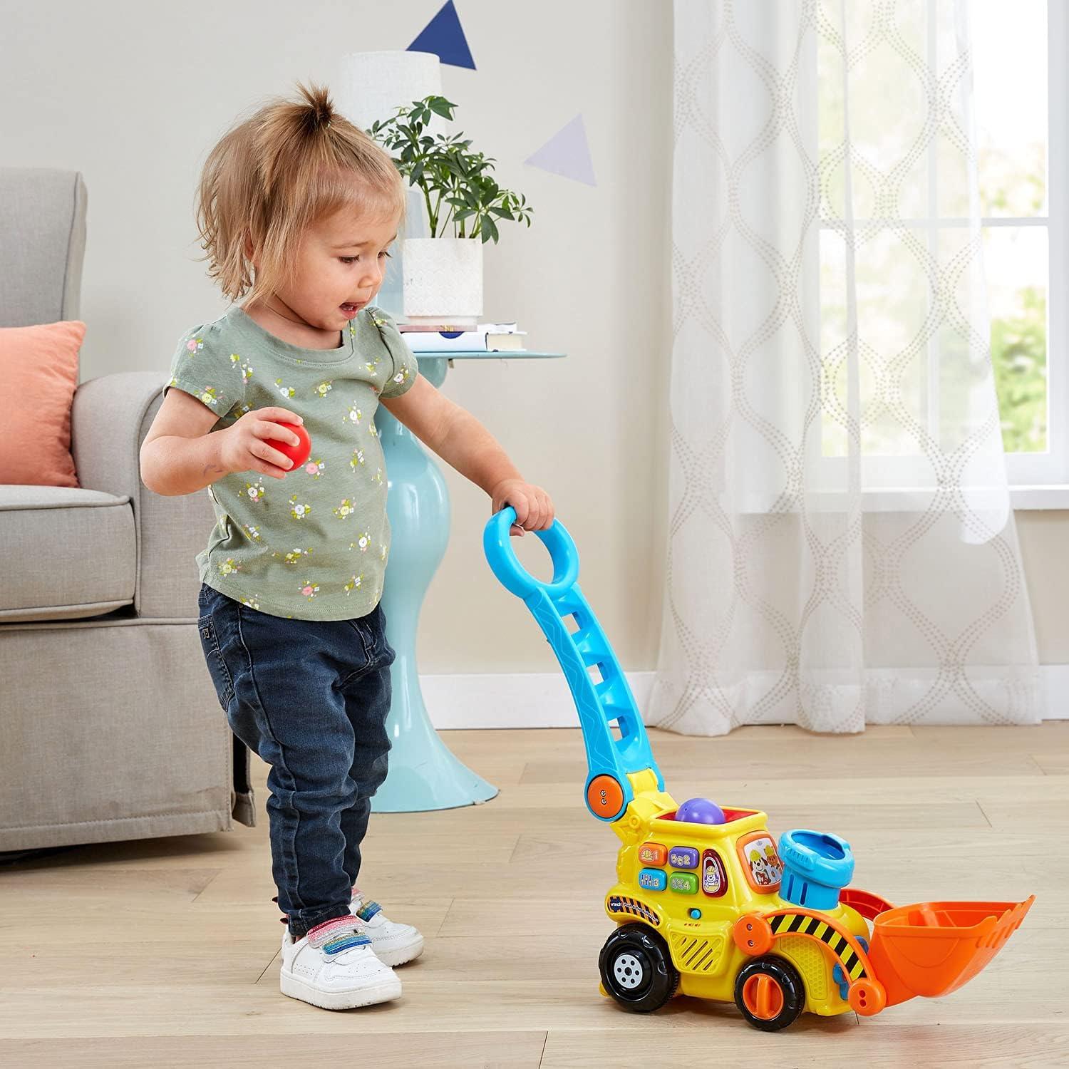 Push Pop Bulldozer Toy Build Learn And Pop into Playtime Fun