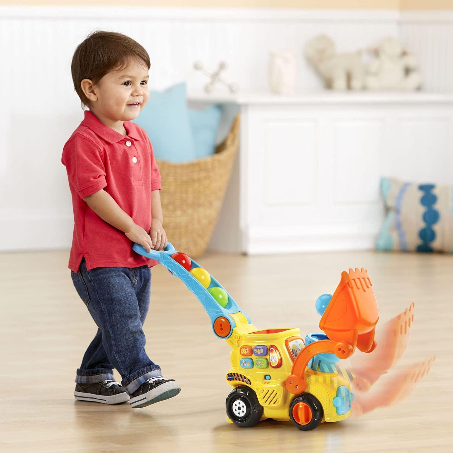 Push Pop Bulldozer Toy Build Learn And Pop into Playtime Fun