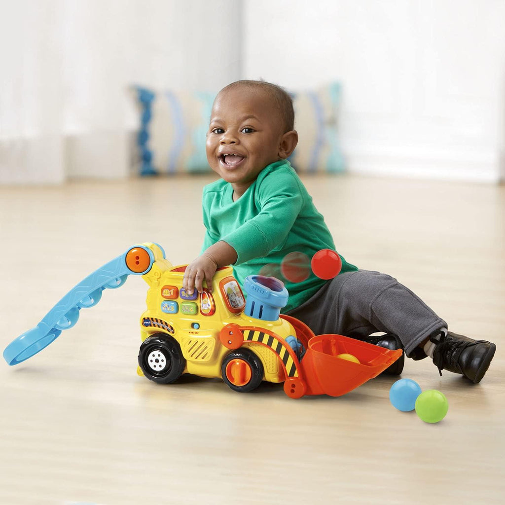 Push Pop Bulldozer Toy Build Learn And Pop into Playtime Fun