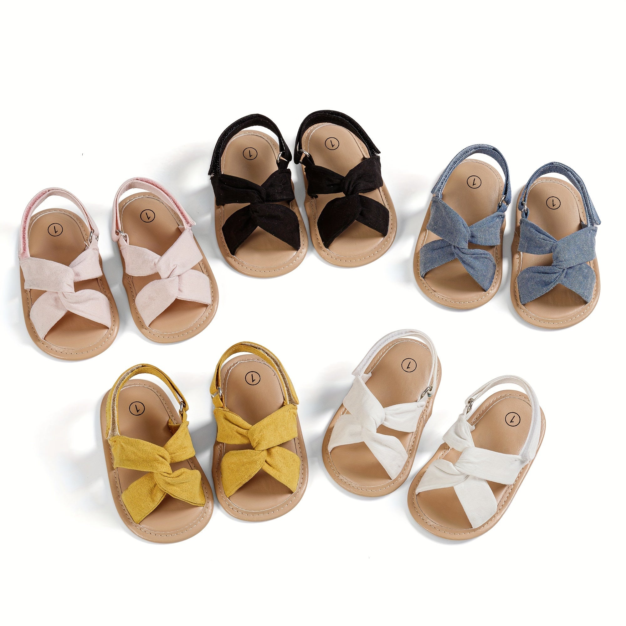 Girls Casual Solid Color Sandals