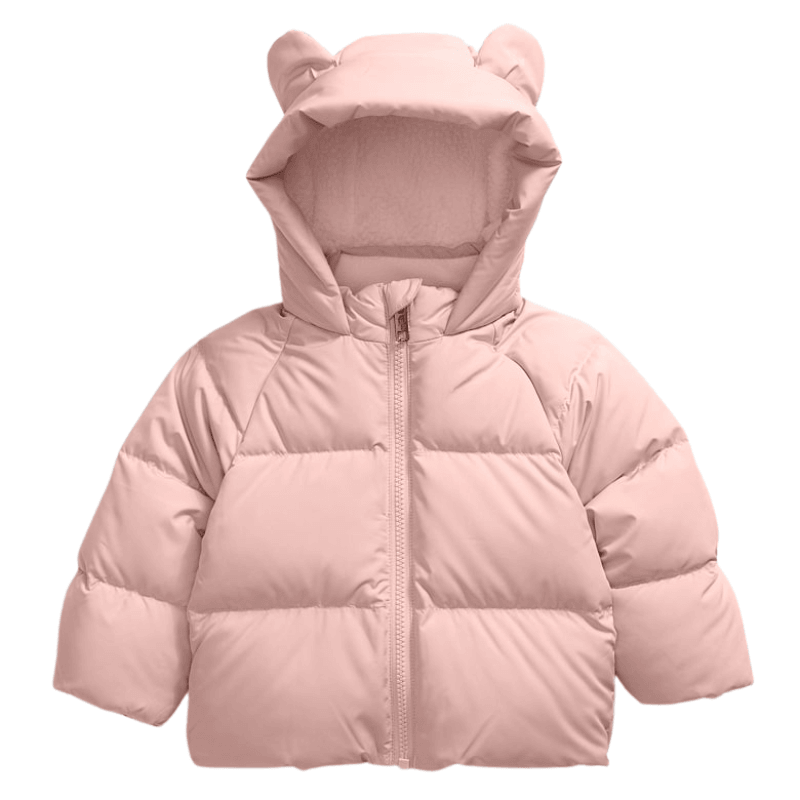 Teddy Bear Puffer Jacket Cozy and Stylish Baby Winter Wear