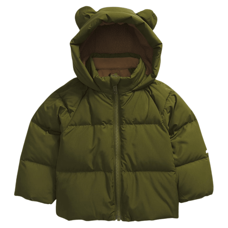 Teddy Bear Puffer Jacket Cozy and Stylish Baby Winter Wear