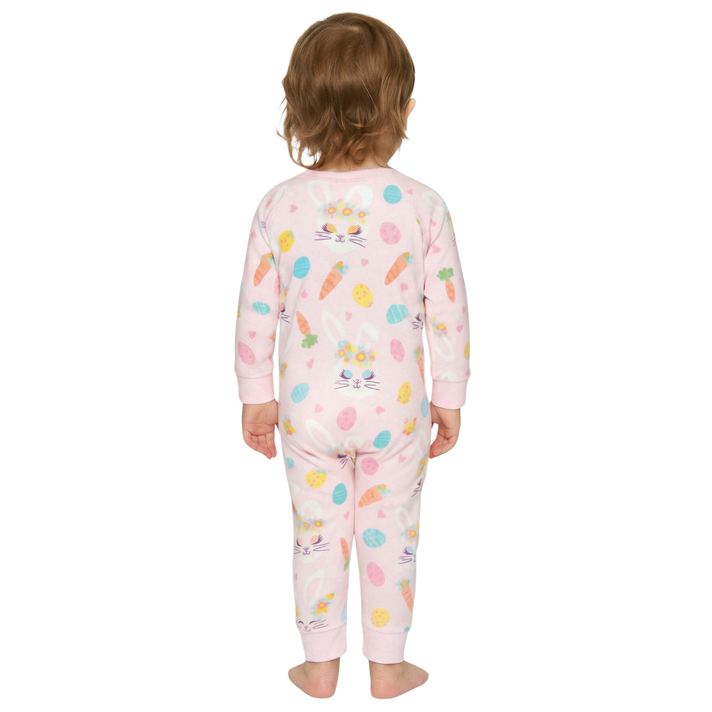 Cartoon Animal Themed Printed Pajama Set