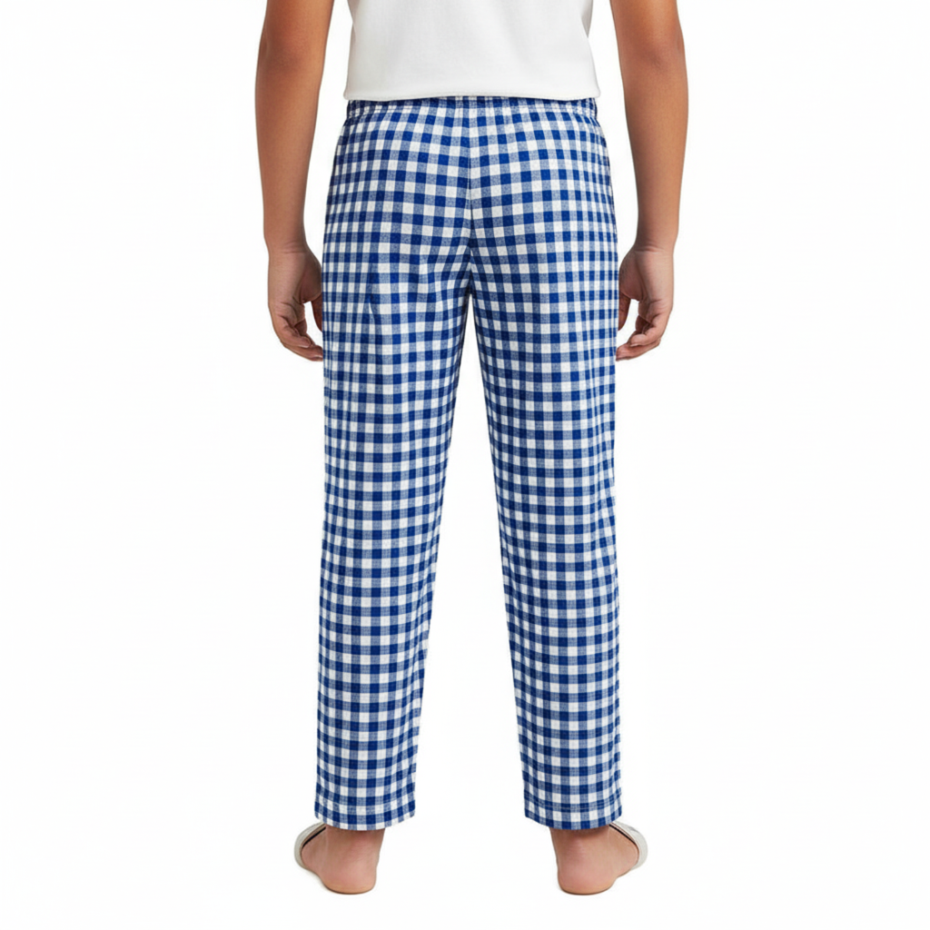 Striped Designed Gingham Sleepwear Pajama Pants