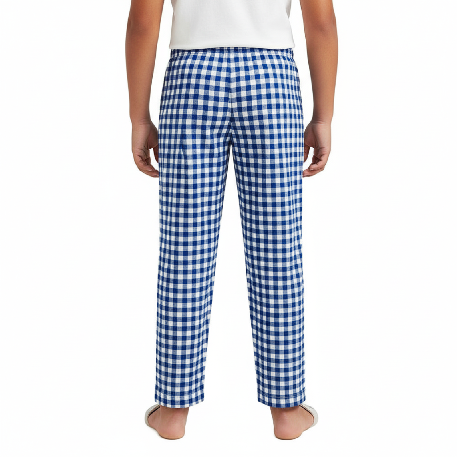Striped Designed Gingham Sleepwear Pajama Pants