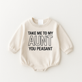 Take Me to My Aunt Baby Printed Bodysuit