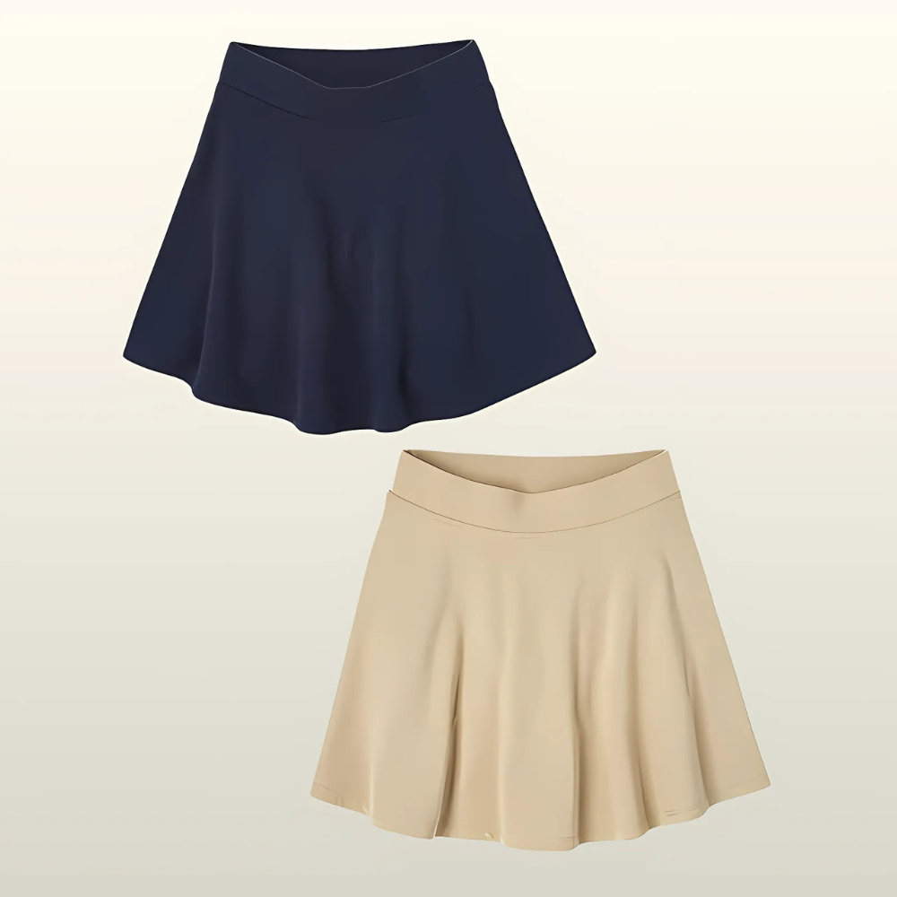 Pack Of 2 Athletic French Terry Skort