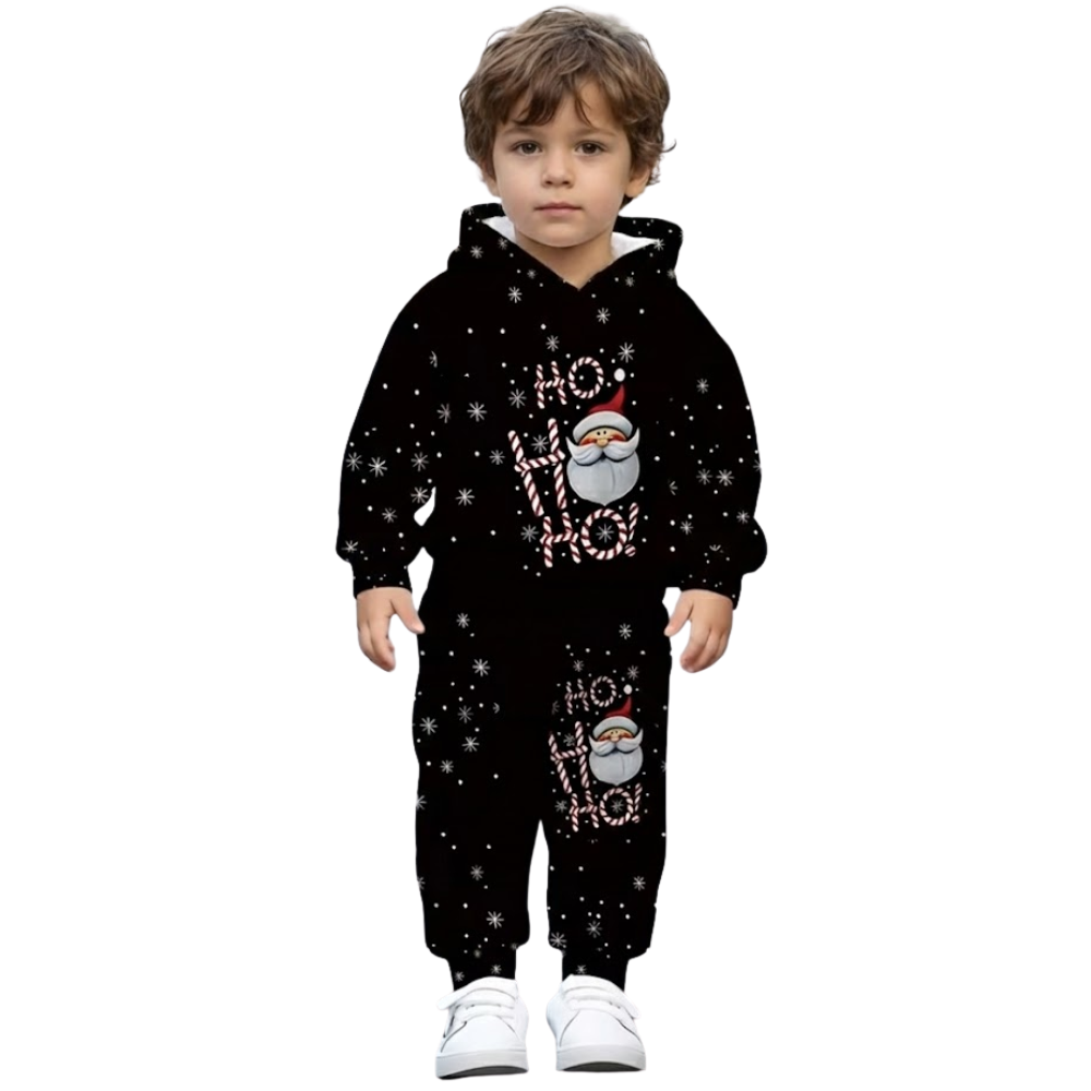 Boys Christmas Themed Hoodie Pants Set