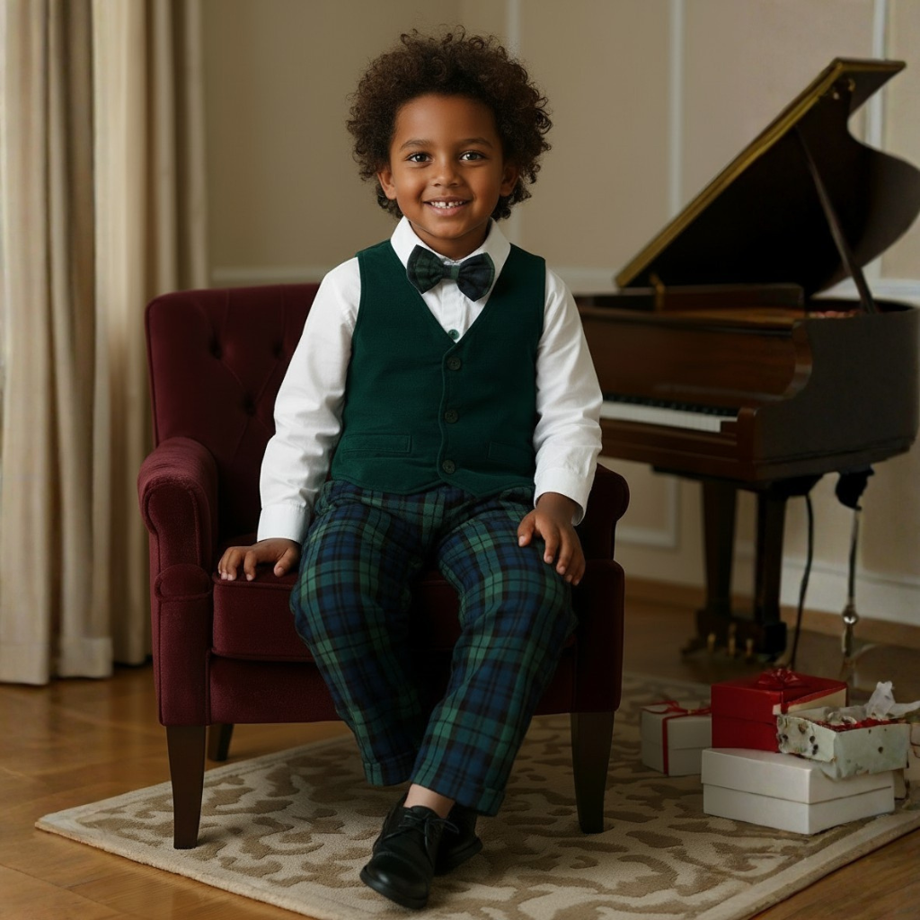 Boys 3 Pieces Formal Party Outfit Set