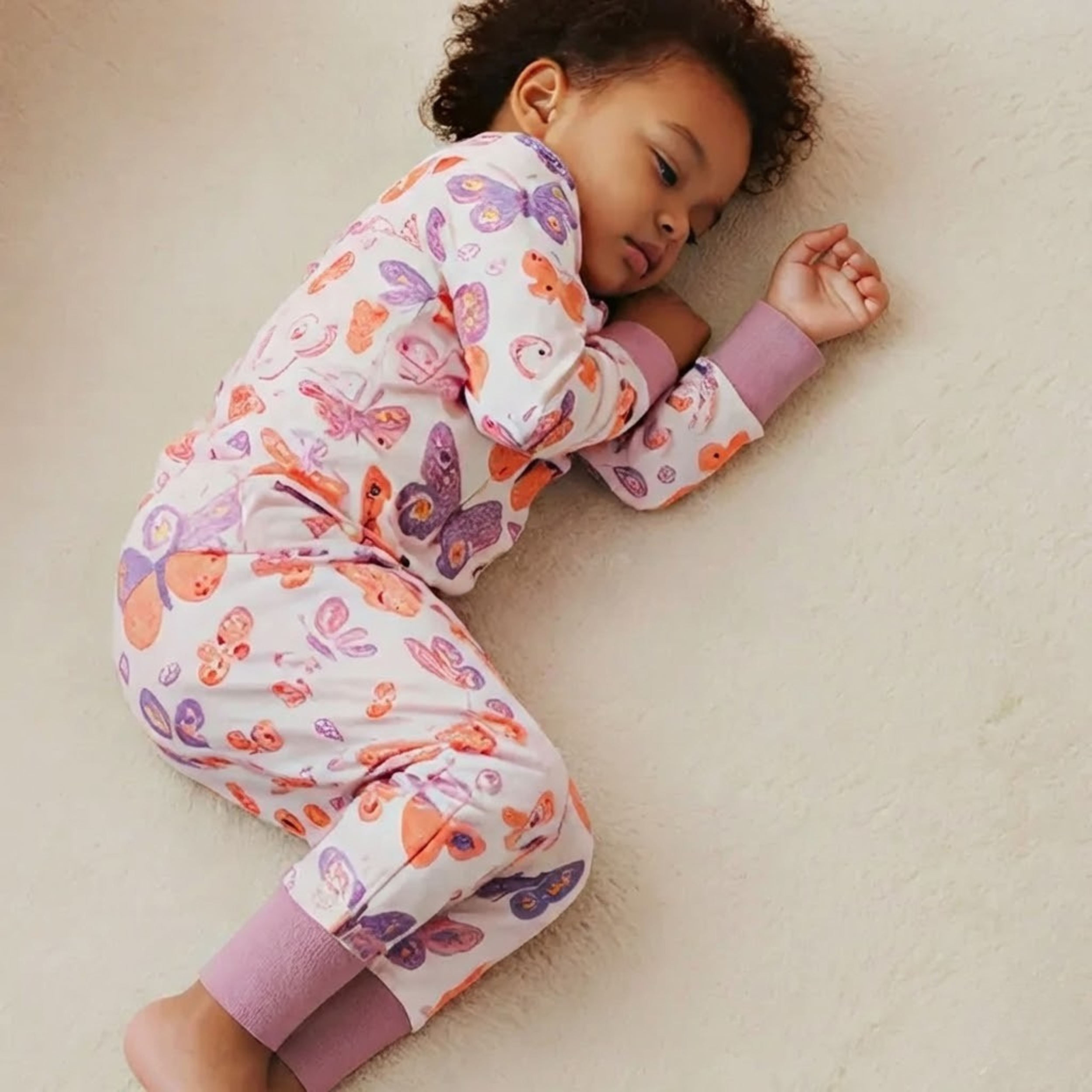 Kids Stretchy And Soft Bamboo Nighttime Pajama Set