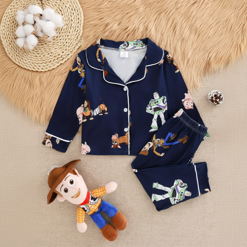 Boys Toy Story Theme Printed Pajama Set
