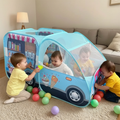 Kids Car Shaped Play Tent With Dual Layer