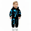 Boys And Girls Wolf King Theme Hooded Onesie
