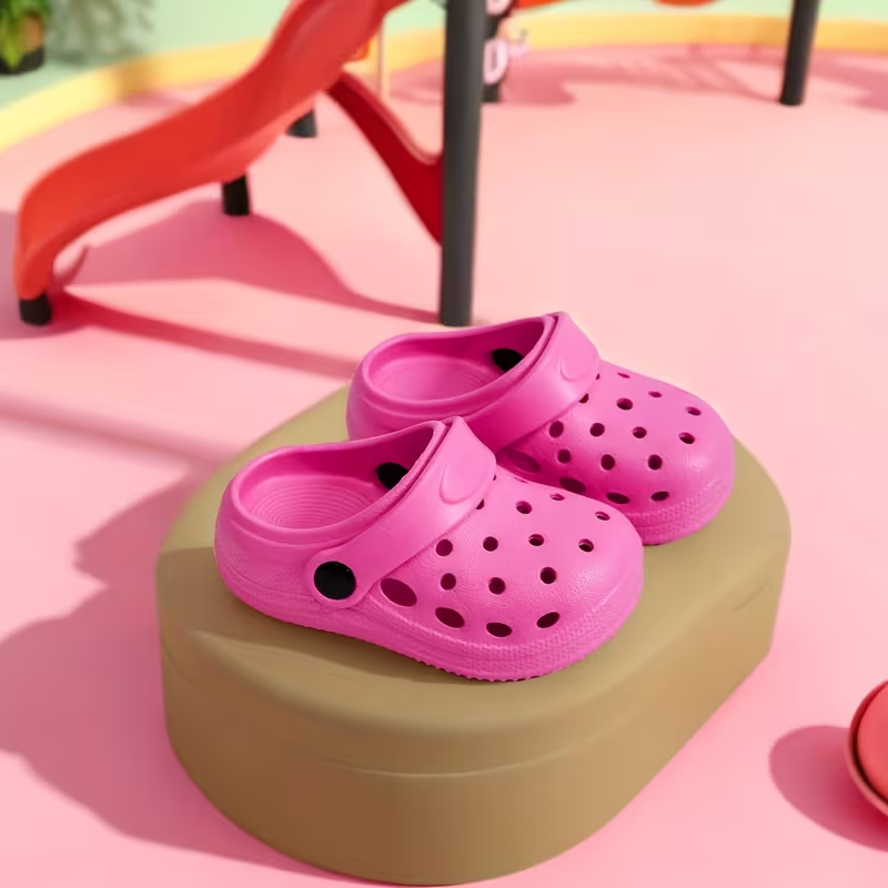 Kids Stylish Slippers With Adjustable Straps