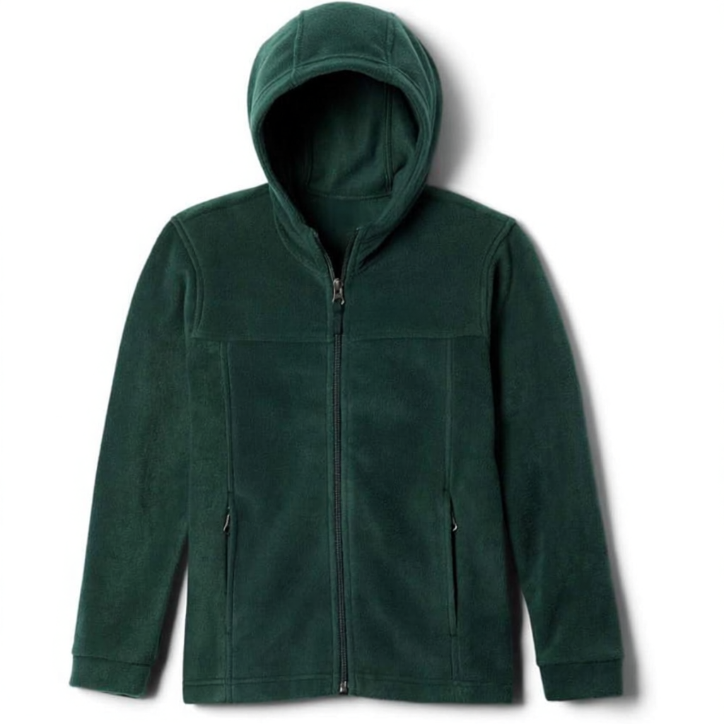 Kids Warm Fleece Hooded Jacket