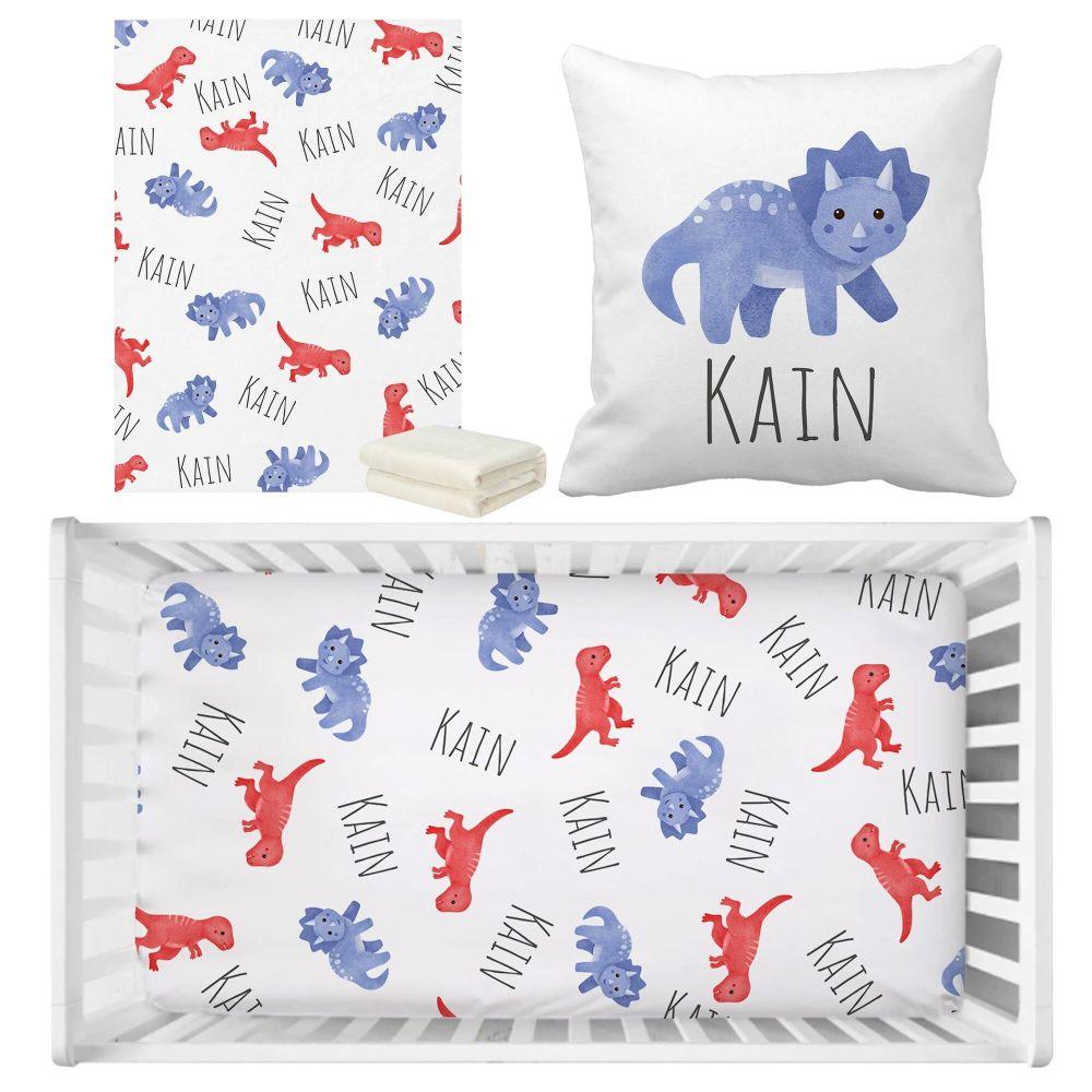 Dinosaur Toddler Bedding Set