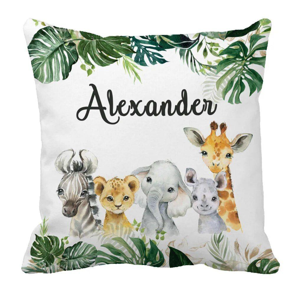 Custom Jungle Theme Baby Bedding