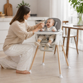 7 In 1 Foldable High Chair With Adjustable Height And Tray