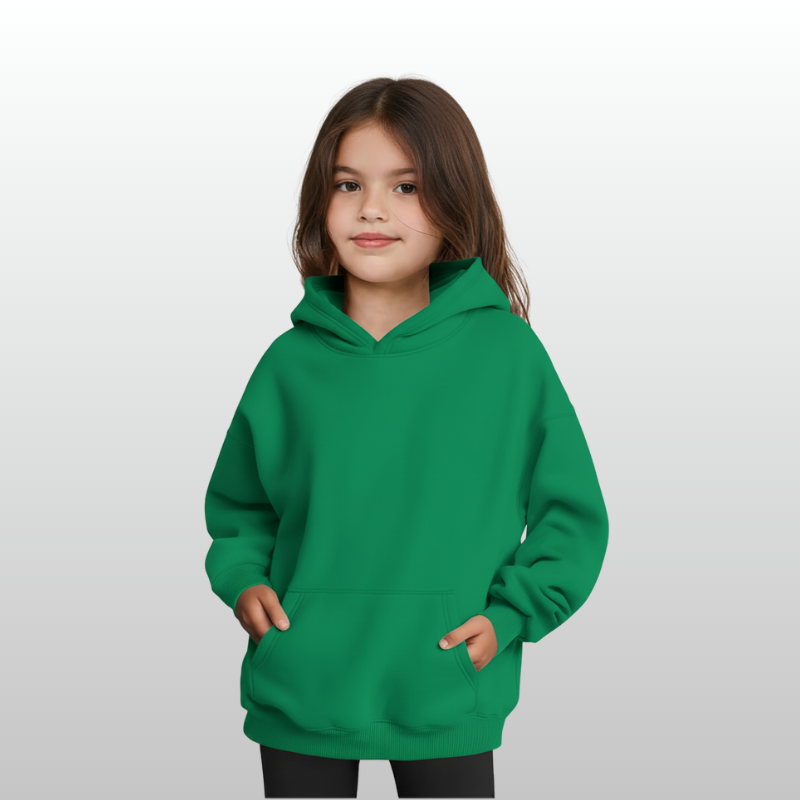 Girls Oversized Fleece Pullover Sweatshirts