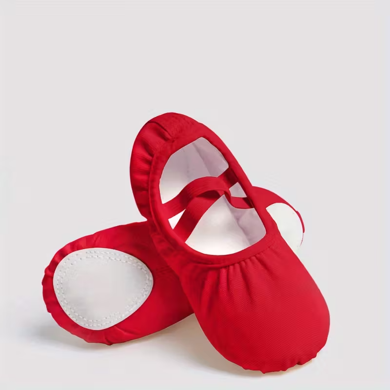 Girls Soft Ballet Shoes With Cushioned Insole