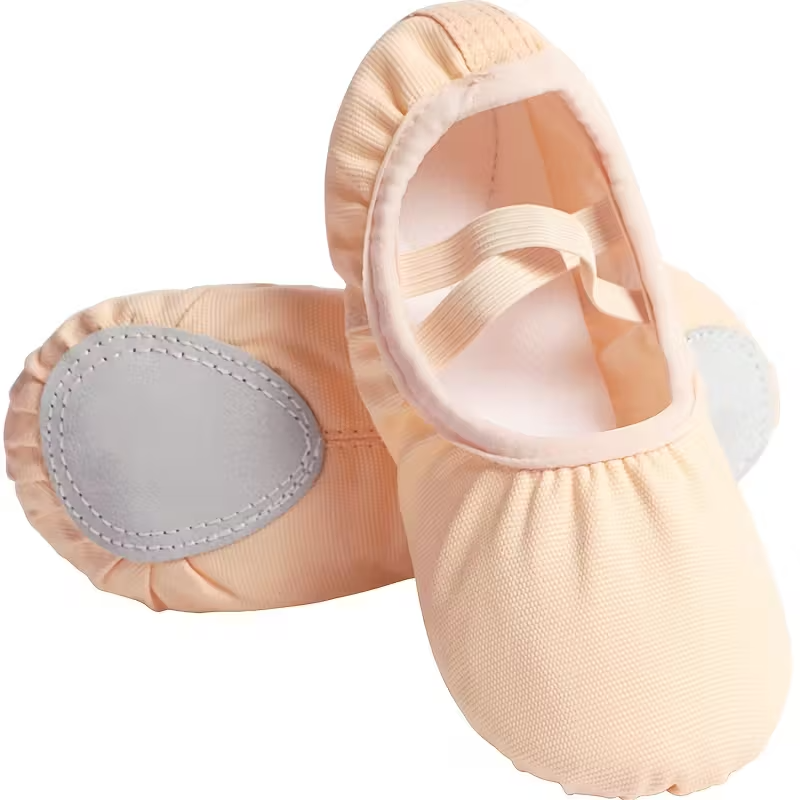 Girls Soft Ballet Shoes With Cushioned Insole