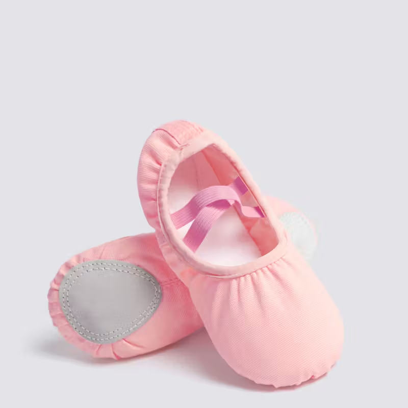 Girls Soft Ballet Shoes With Cushioned Insole