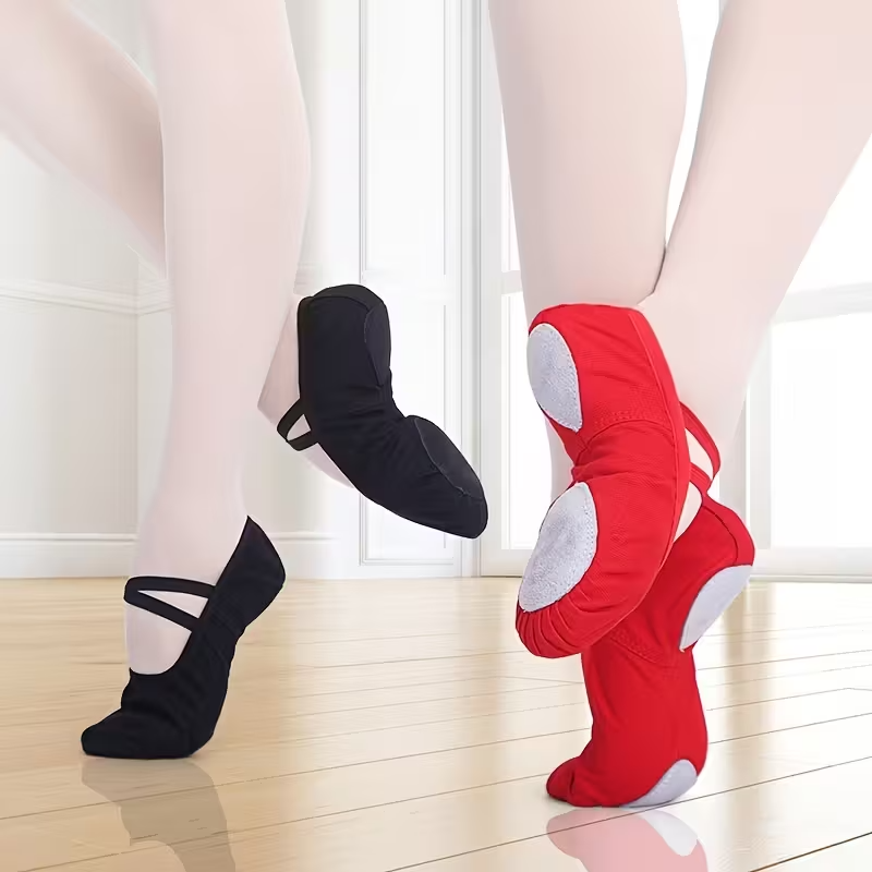 Girls Soft Ballet Shoes With Cushioned Insole