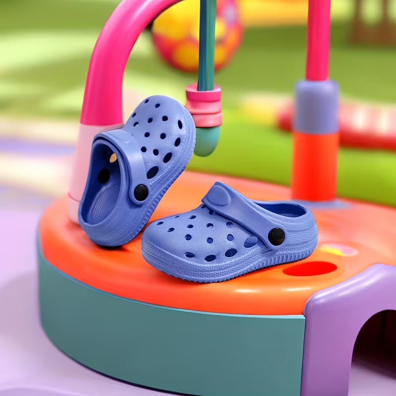 Kids Stylish Slippers With Adjustable Straps