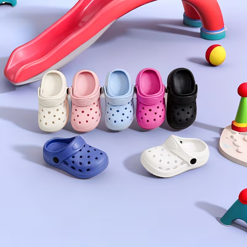 Kids Stylish Slippers With Adjustable Straps
