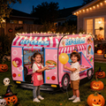 Foldable Ice Cream Themed Truck Design Playhouse Tent
