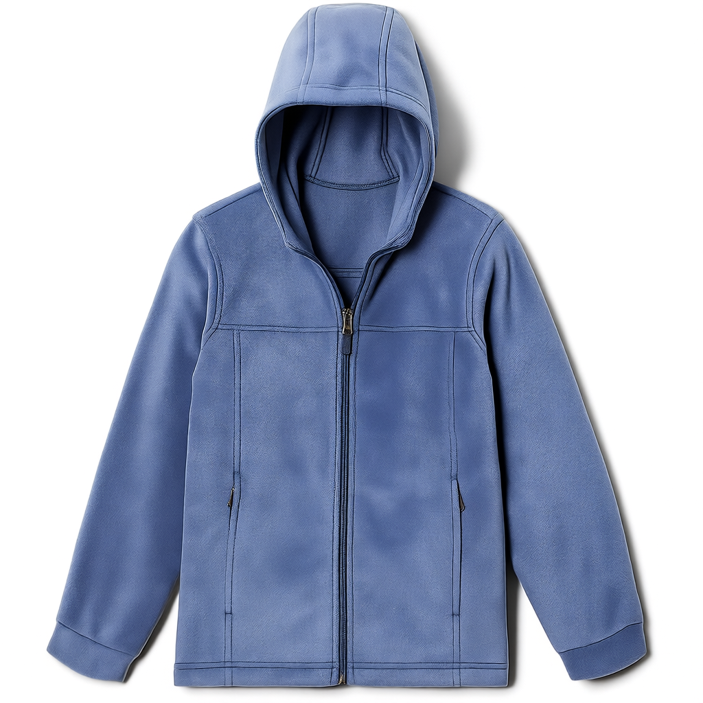 Kids Warm Fleece Hooded Jacket