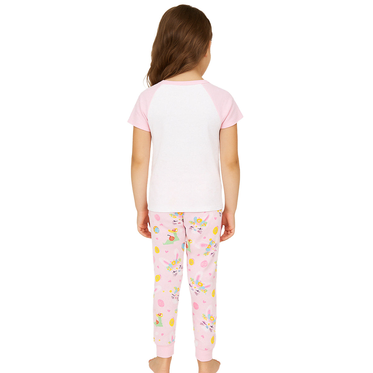 Cartoon Animal Themed Printed Pajama Set