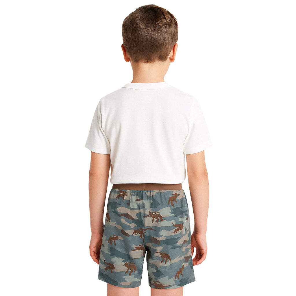 2 Piece Graphic Tee And Shorts Pajama Set
