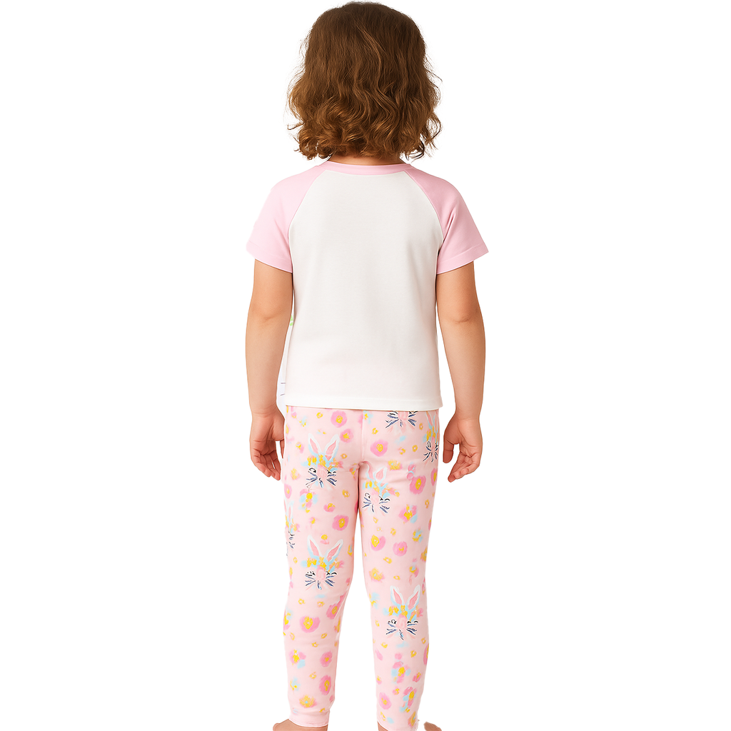Cartoon Animal Themed Printed Pajama Set