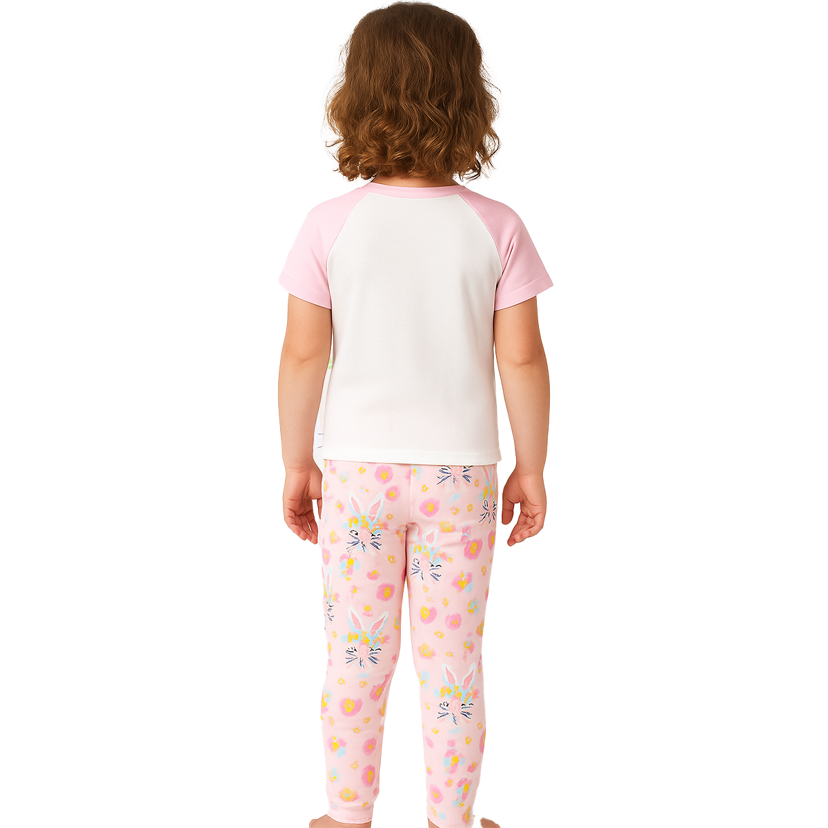 Cartoon Animal Themed Printed Pajama Set