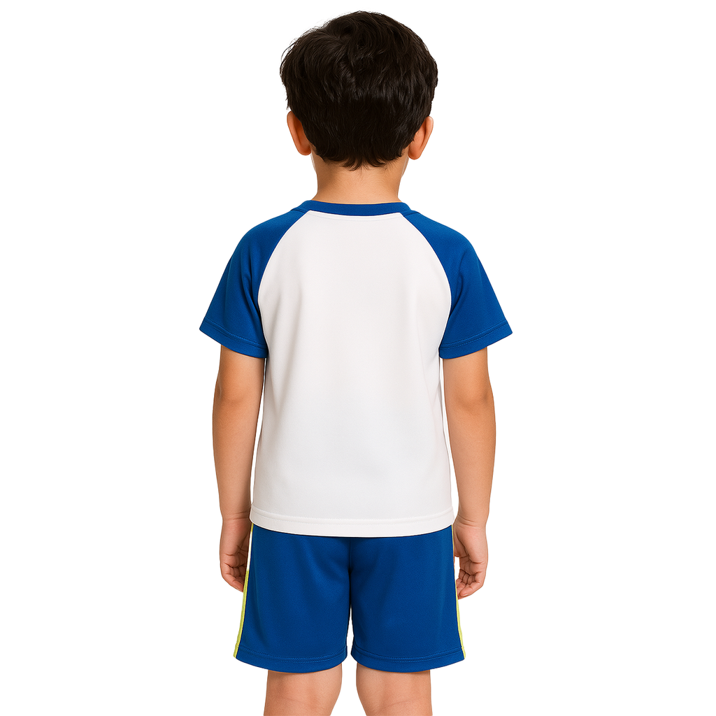 Baseball And Games Printed Flame Resistant Pajama Set