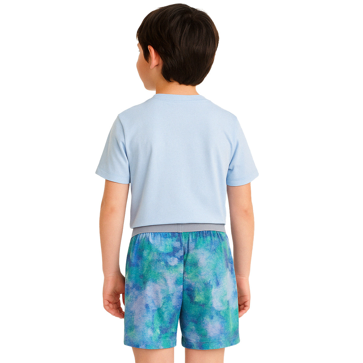 2 Piece Graphic Tee And Shorts Pajama Set