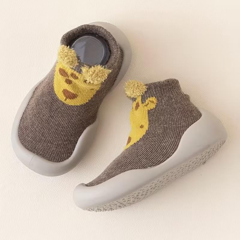 Cartoon Animal Designed Non Slip Baby Shoes