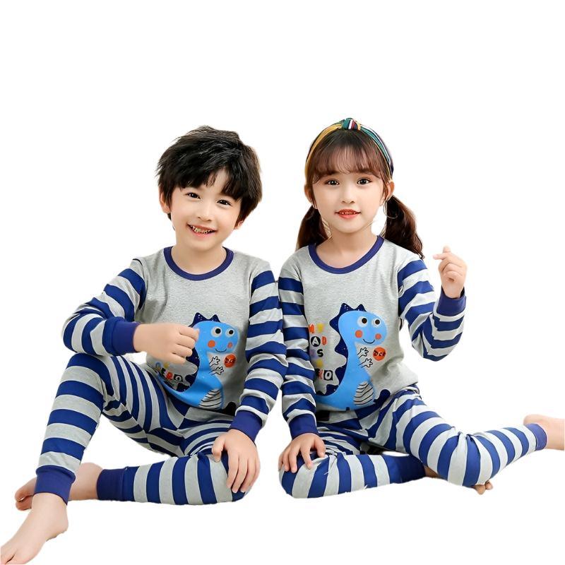 Dinosaur Cartoon Themed Pajama Set