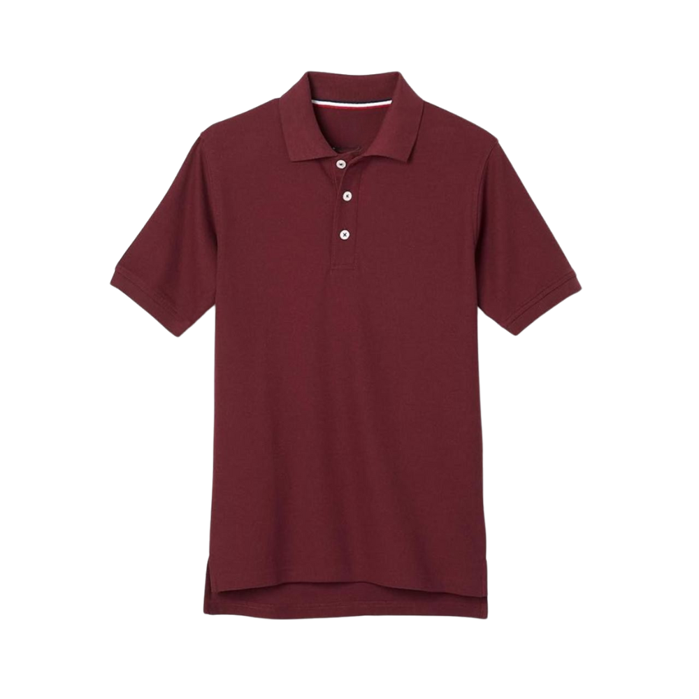 Boys Short Sleeve Pique Uniform Shirt