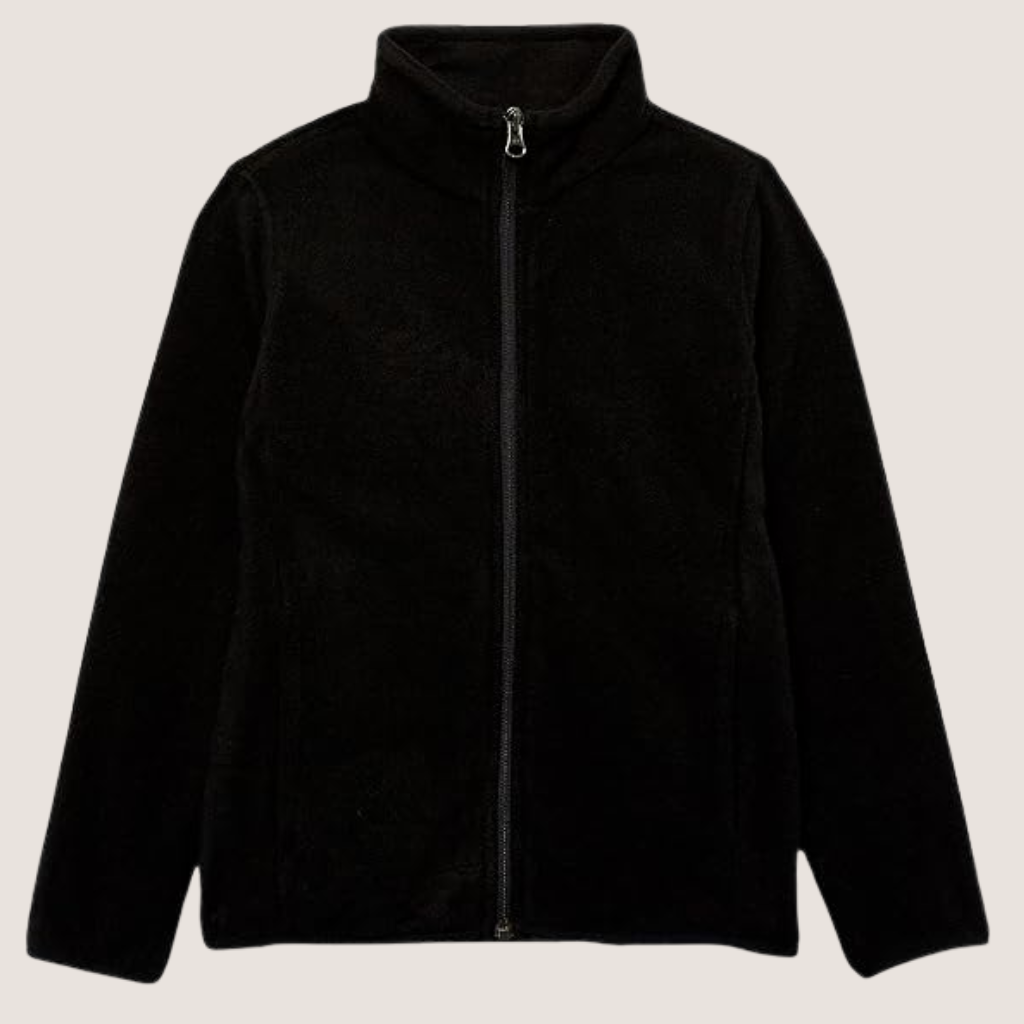 Toddlers Polar Fleece Full Zip Mock Jacket