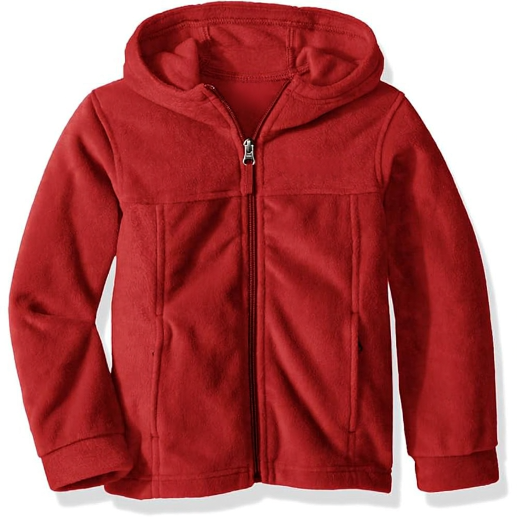 Kids Warm Fleece Hooded Jacket