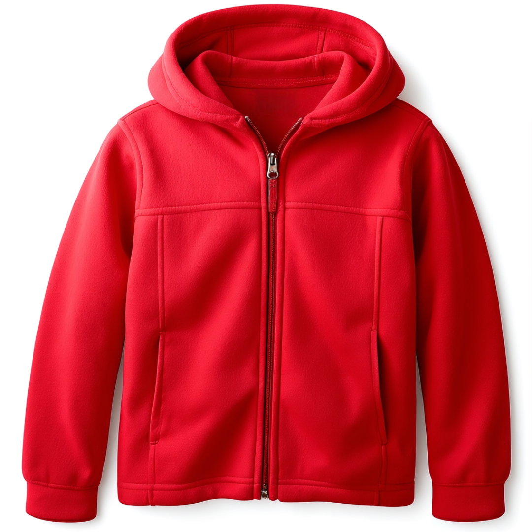 Kids Warm Fleece Hooded Jacket