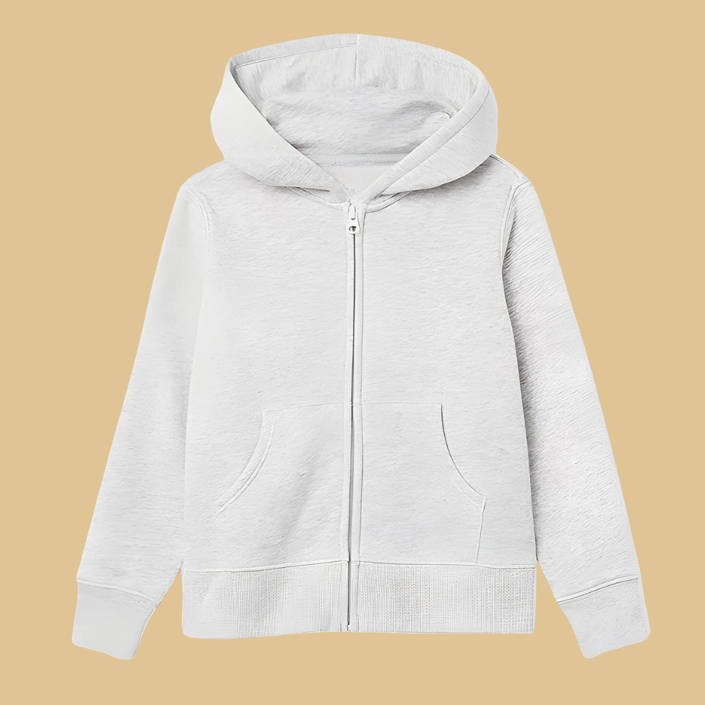 Girls And Toddlers Fleece Zip Up Hoodie Sweatshirt